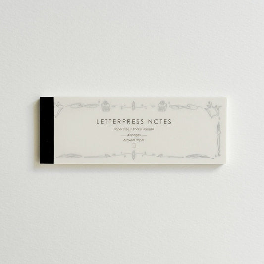 Paper Tree × Shoko Harada/活版メモパッド/Letterpress Notes