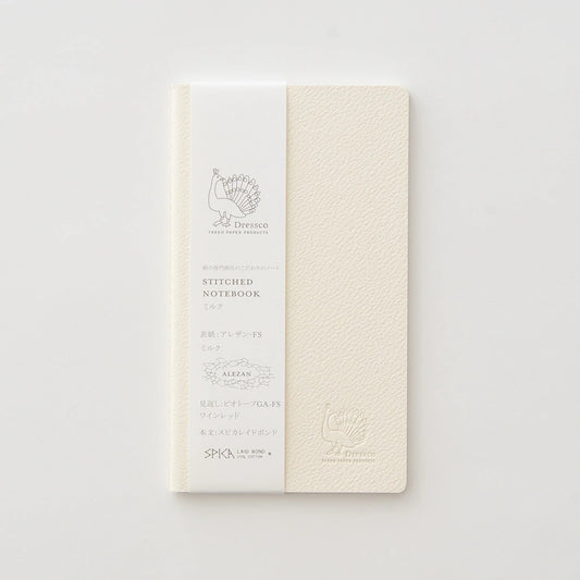 TAKEO PAPER PRODUCTS/Stitch Notebook/Dressco Stitch Notebook - Milk