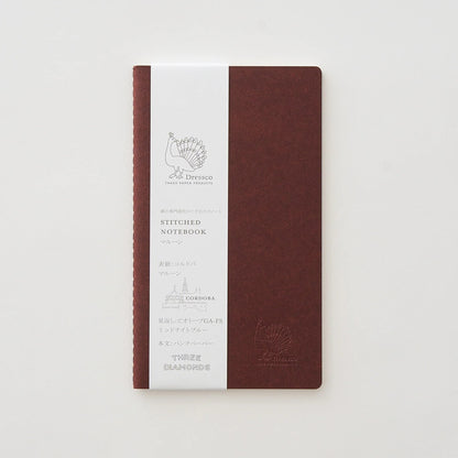 TAKEO PAPER PRODUCTS/ステッチノート/Dressco Stitch Notebook -  Maroon