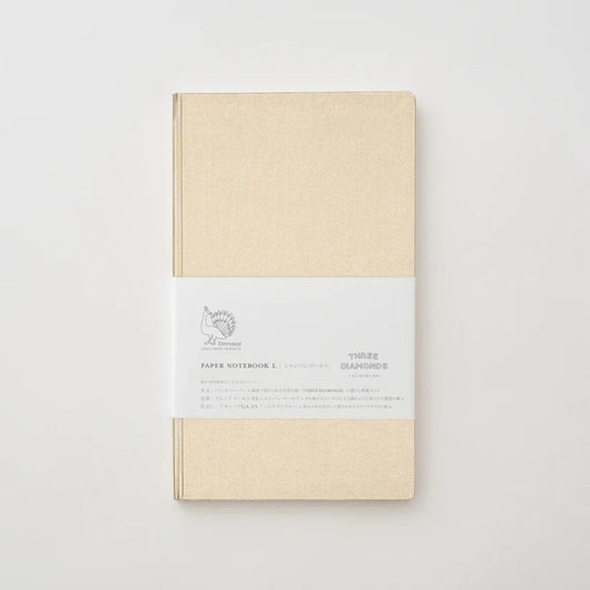TAKEO PAPER PRODUCTS/Paper Notebook/Dressco Paper Notebook L - Champagne Gold