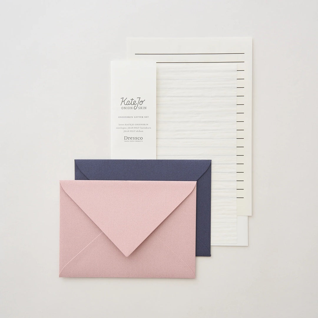TAKEO PAPER PRODUCTS/Letter Set/Dressco Onion Skin Letter Set - Janfelt