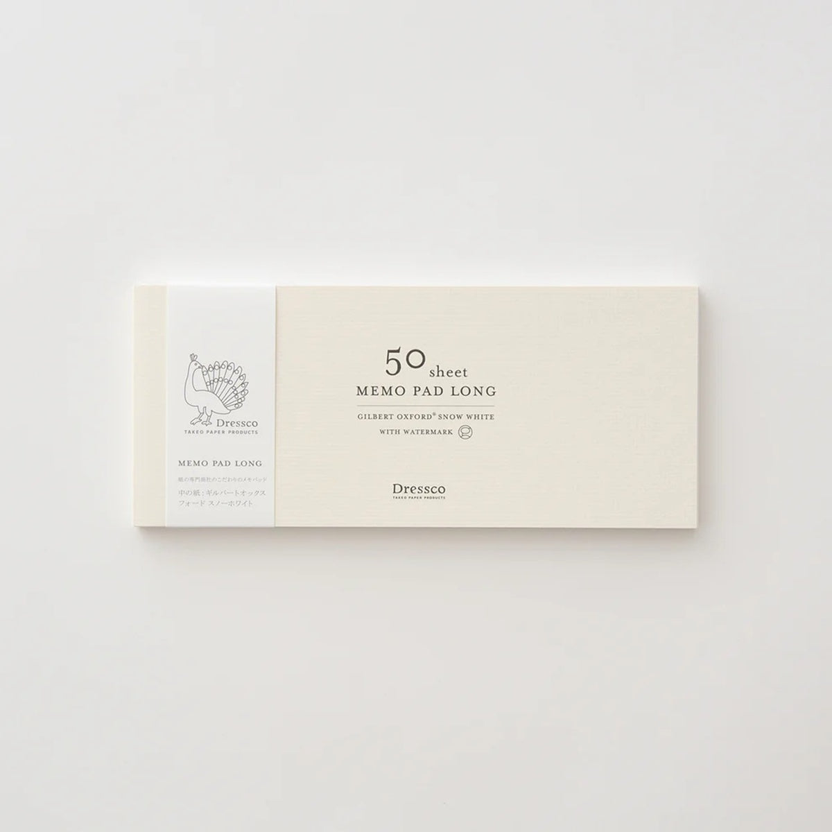 TAKEO PAPER PRODUCTS/Memo Pad/Dressco Memo Pad - Long
