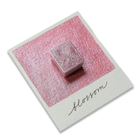 The Creative Kinds/Calligraphy Ink/Single Half Pan Shimmer - Blossom