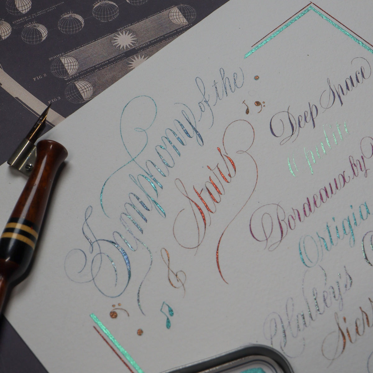 [On sale Friday, Oct 16 at 8:00 PM] The Creative Kinds / Calligraphy Ink / Symphony of the Stars Set