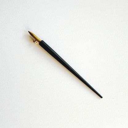 Tom's Studio/カリグラフィーホルダー/Original Flourish Tapered Straight Holder with Ond Dip Nib - Brass