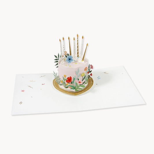 UP WITH PAPER/Single Card/Birthday Cake