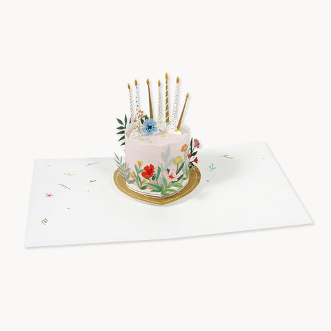 UP WITH PAPER/Single Card/Birthday Cake