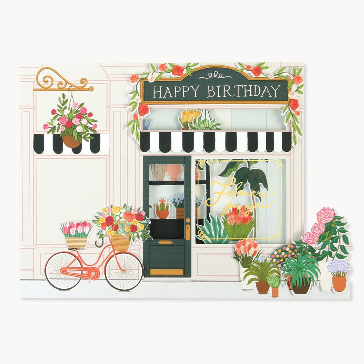 UP WITH PAPER/シングルカード/Flower Shop