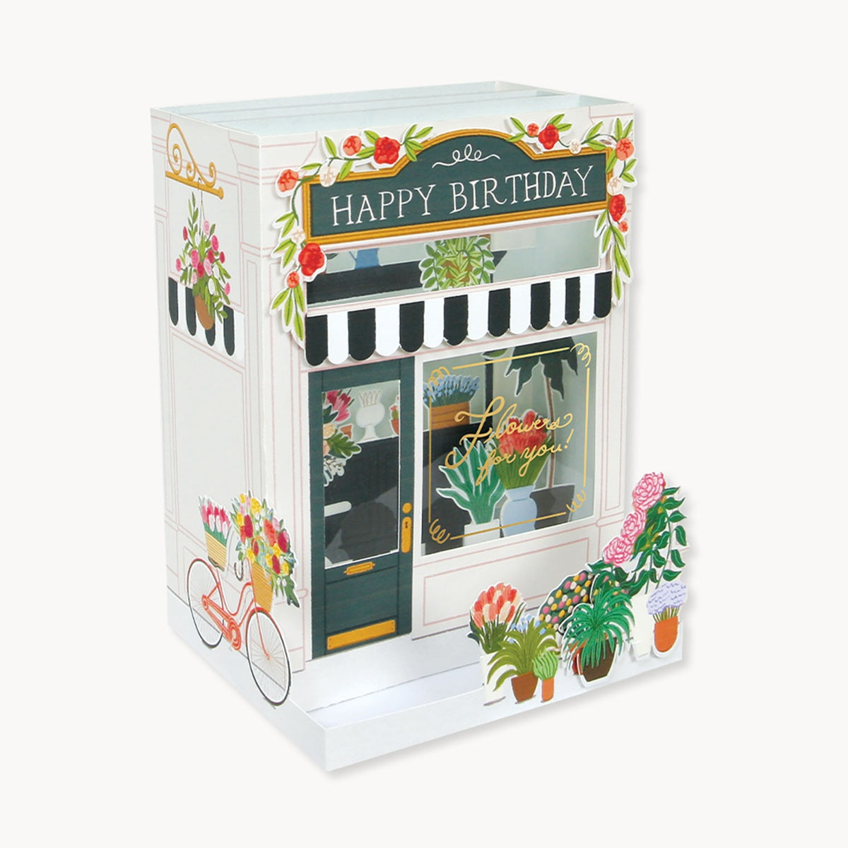 UP WITH PAPER/シングルカード/Flower Shop