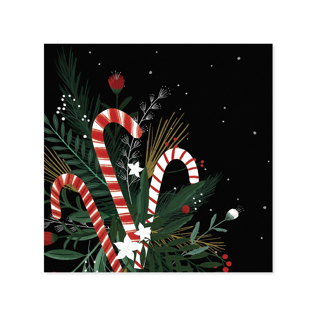 UP WITH PAPER/シングルカード/Candy Cane Bouquet