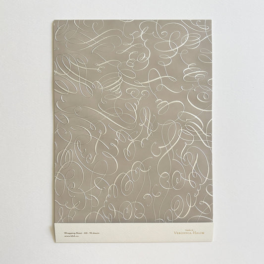 6/18(水)12時発売 | Veronica Halim/ラッピングシート/A4 Wrapping Sheets - Rhythm