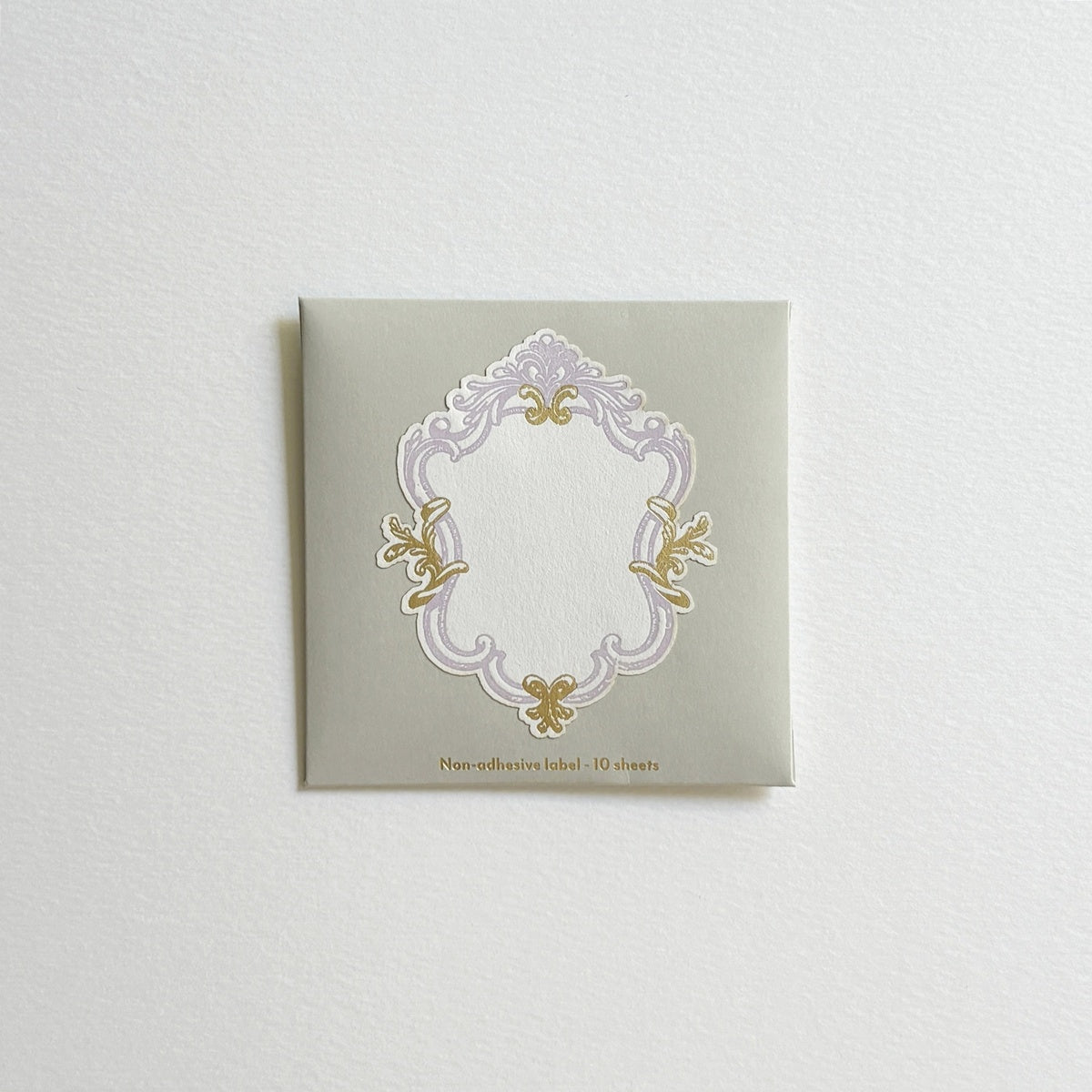 Veronica Halim/ラベル/Non-adhesive label 10sheets - Château de Chantilly