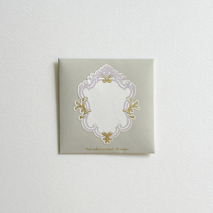 Veronica Halim/ラベル/Non-adhesive label 10sheets - Château de Chantilly