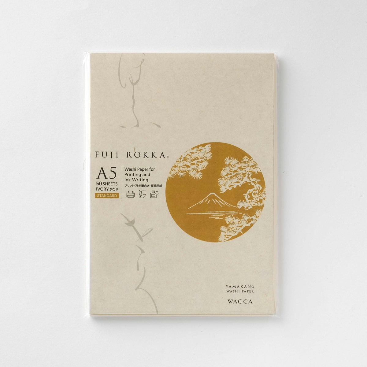 FUJI ROKKA/半紙/FUJI ROKKA A5 きなり 50枚入