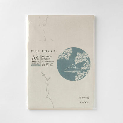 FUJI ROKKA/半紙/FUJI ROKKA A4 しろ 50枚入