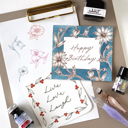 [DAIKANYAMA drawing] Shiho Sakurai - Glass pen flower illustration lesson 4/16