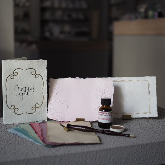 Handmade Cotton Paper & Embossing Workshop 9/15・9/16