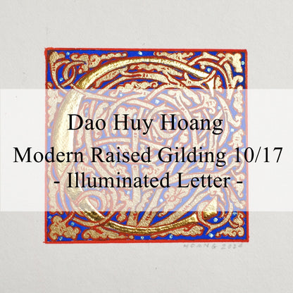 【Dao Huy Hoang氏来日記念ワークショップ】Modern Raised Gilding – Illuminated Letter 10/17