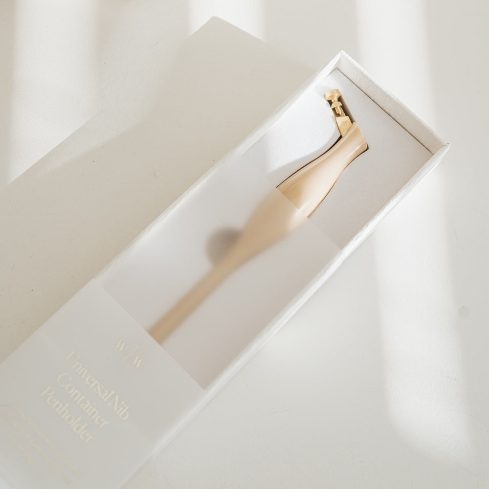 Written Word Calligraphy/カリグラフィーホルダー/Universal Nib Calligraphy Penholder - Beige
