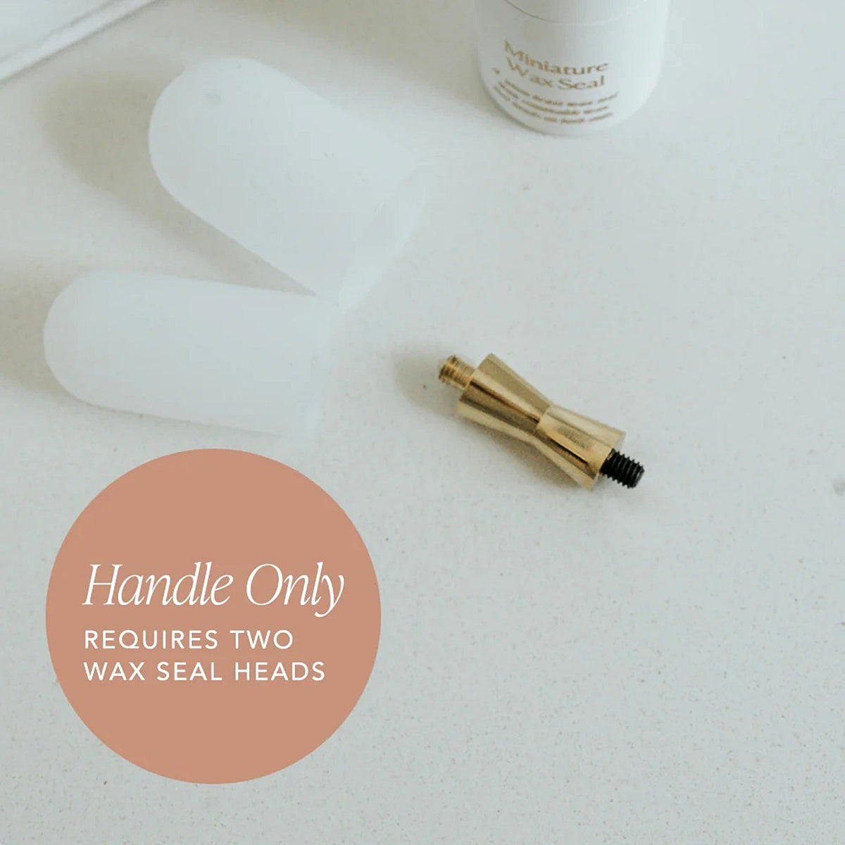 Written Word Calligraphy/シーリングスタンプハンドル/Mini Wax Seal Handle - For 9mm Wax Seal Heads