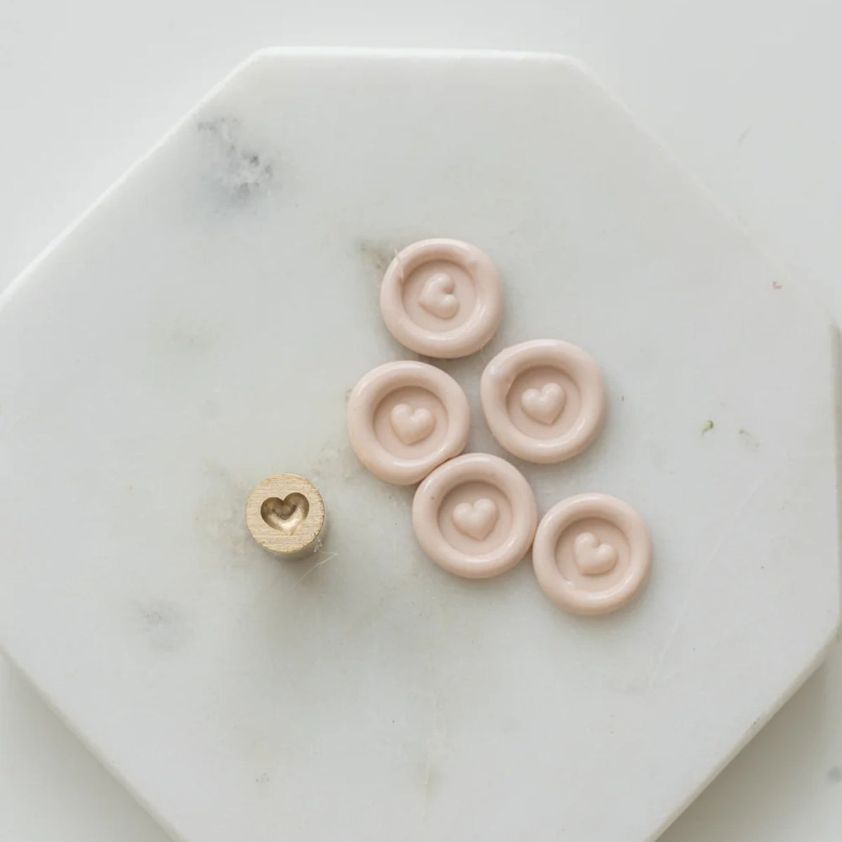 Written Word Calligraphy/シーリングスタンプ/Mini Wax Seal Head - Heart