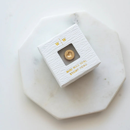Written Word Calligraphy/シーリングスタンプ/Mini Wax Seal Head - Heart