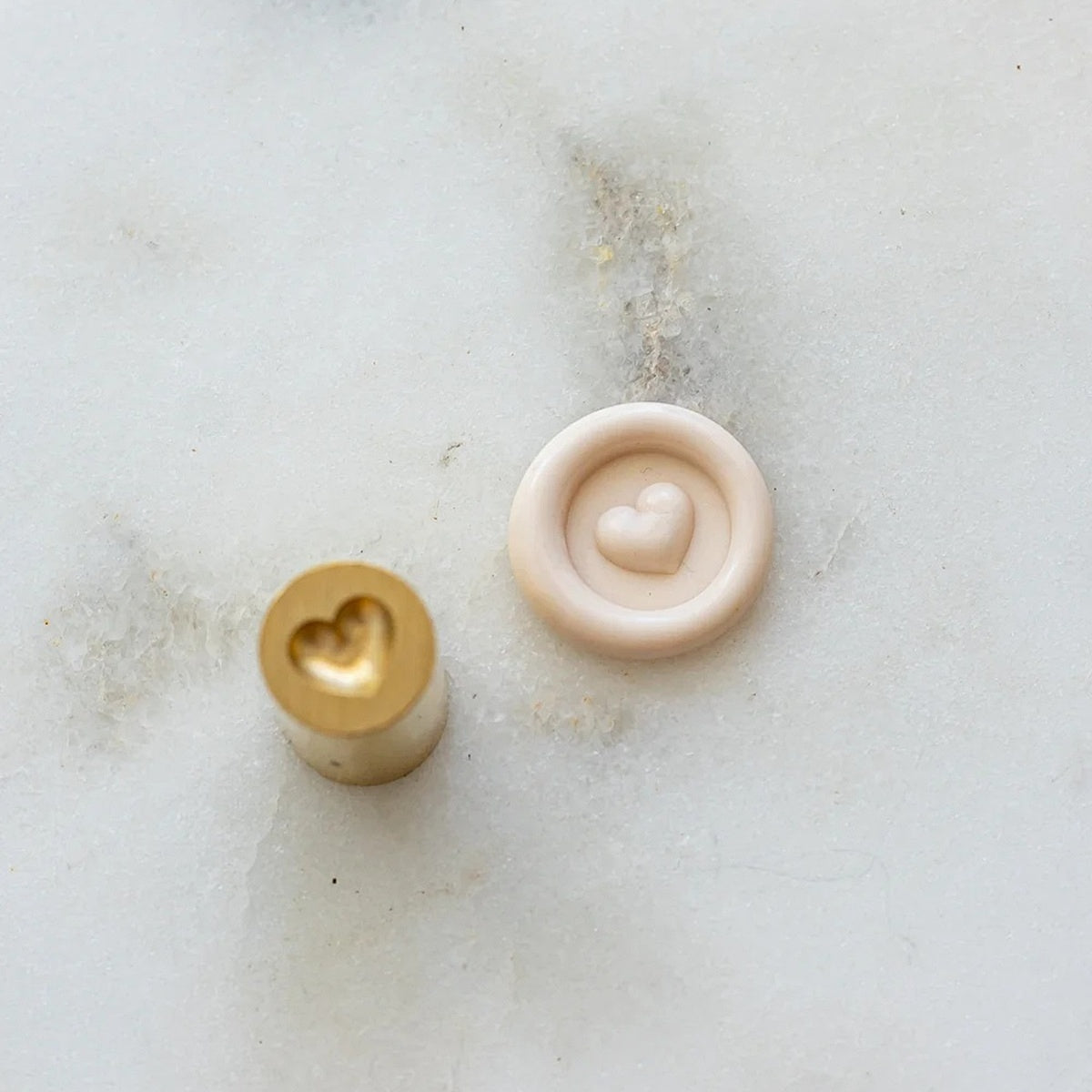 Written Word Calligraphy/シーリングスタンプ/Mini Wax Seal Head - Heart