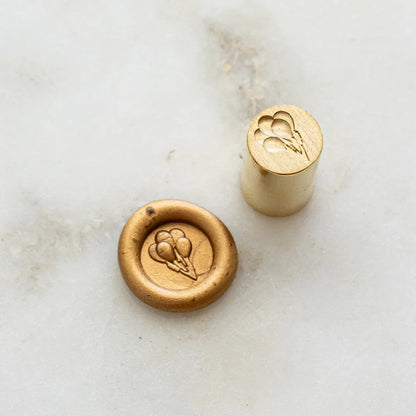 Written Word Calligraphy/シーリングスタンプ/Mini Wax Seal Head - Balloons