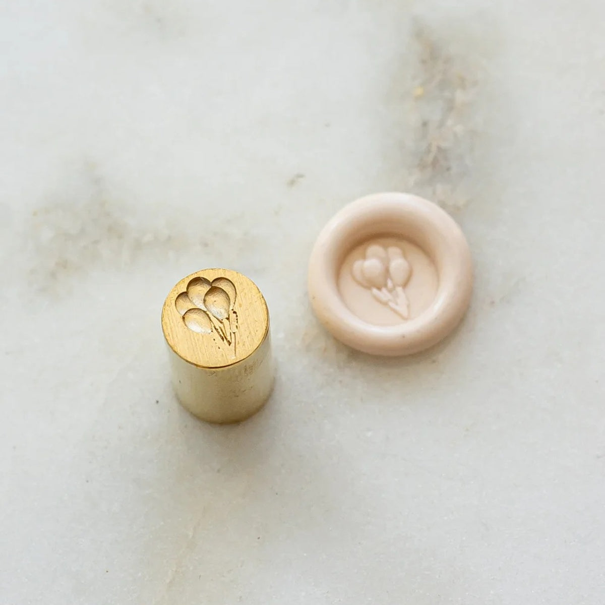 Written Word Calligraphy/シーリングスタンプ/Mini Wax Seal Head - Balloons