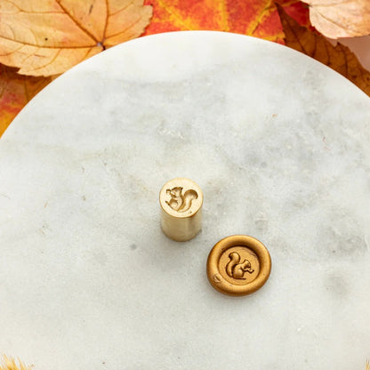 Written Word Calligraphy/シーリングスタンプ/Mini Wax Seal Head - Squirrel