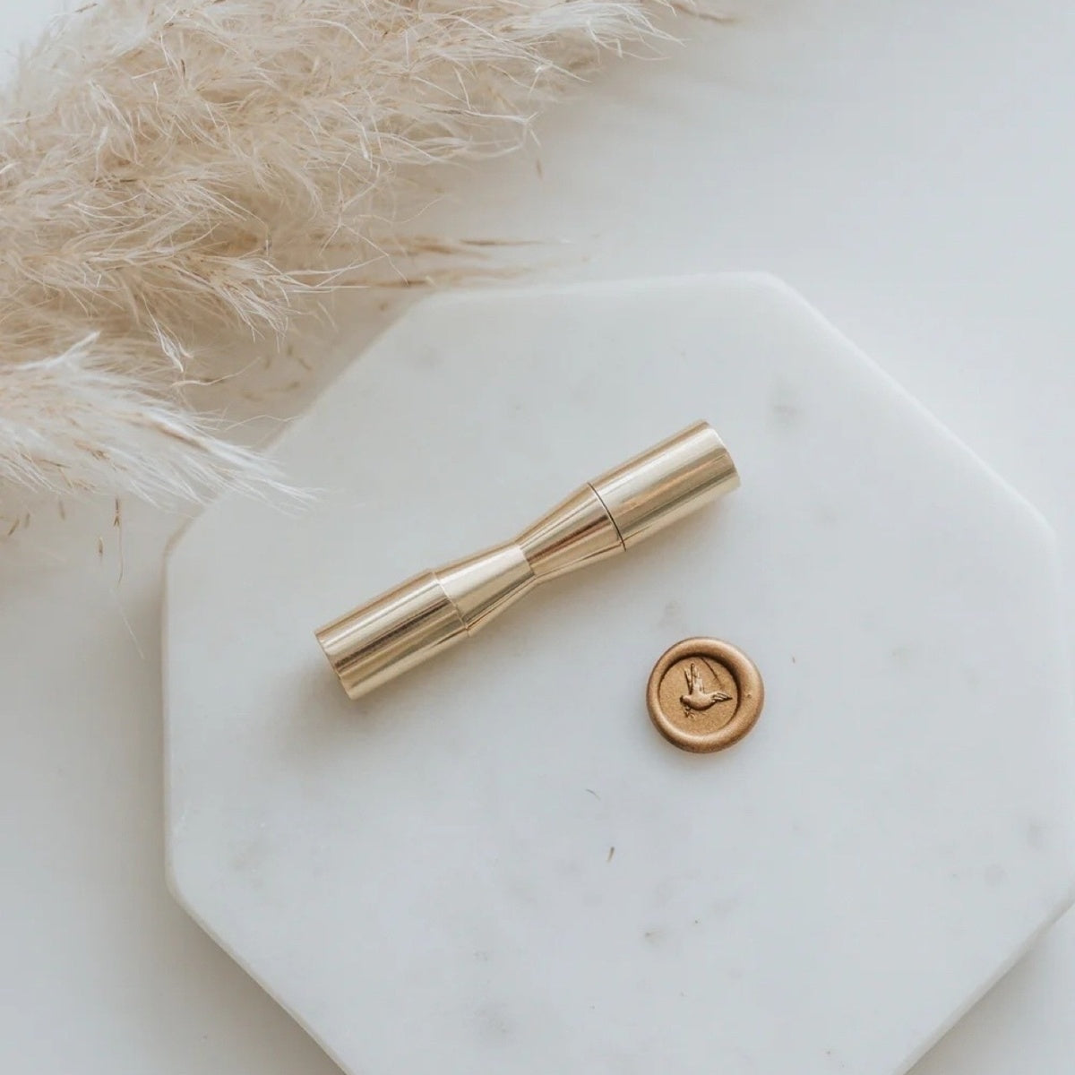 Written Word Calligraphy/シーリングスタンプ/Mini Wax Seal Head - Dove