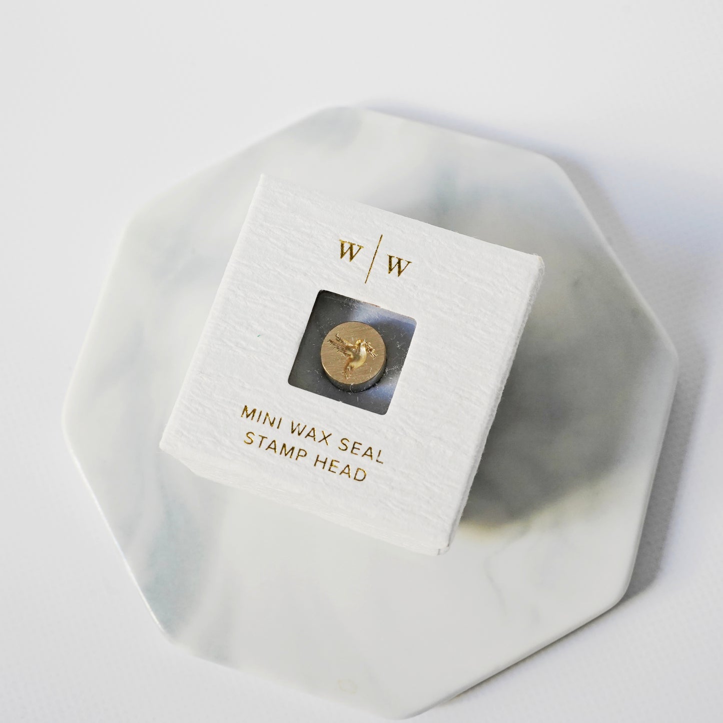 Written Word Calligraphy/シーリングスタンプ/Mini Wax Seal Head - Dove