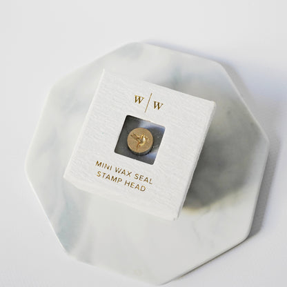 Written Word Calligraphy/シーリングスタンプ/Mini Wax Seal Head - Dove