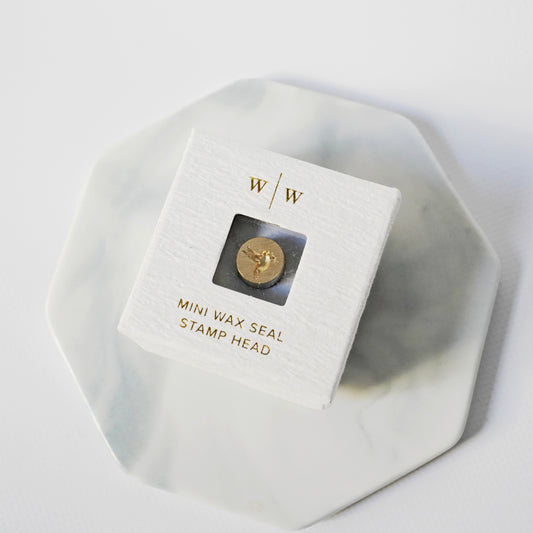 Written Word Calligraphy/シーリングスタンプ/Mini Wax Seal Head - Dove