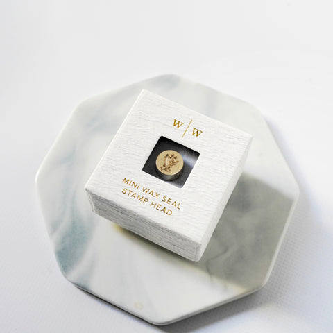 Written Word Calligraphy/Sealing Stamp/Mini Wax Seal Head - Holly