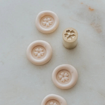 Written Word Calligraphy/Sealing Wax/Paper Tree Original Mini Wax Seal Heads - Sakura