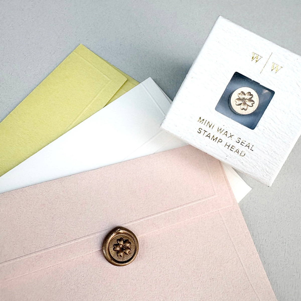 Written Word Calligraphy/Sealing Wax/Paper Tree Original Mini Wax Seal Heads - Sakura