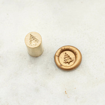 Written Word Calligraphy/シーリングスタンプ/Mini Wax Seal Head - Tree