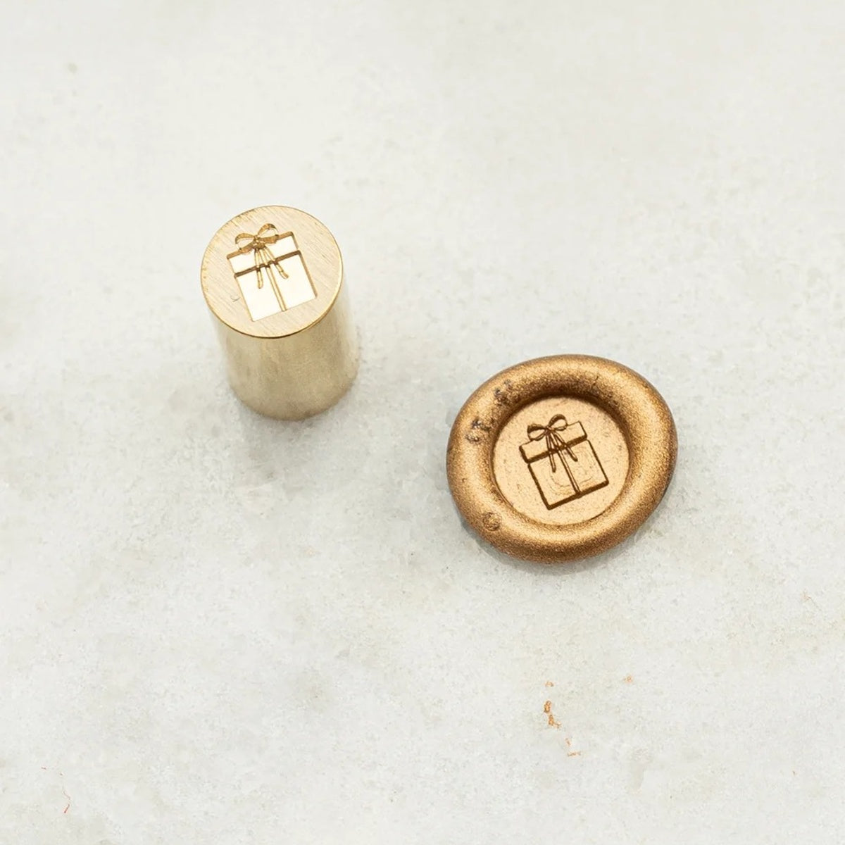 Written Word Calligraphy/シーリングスタンプ/Mini Wax Seal Head - Present